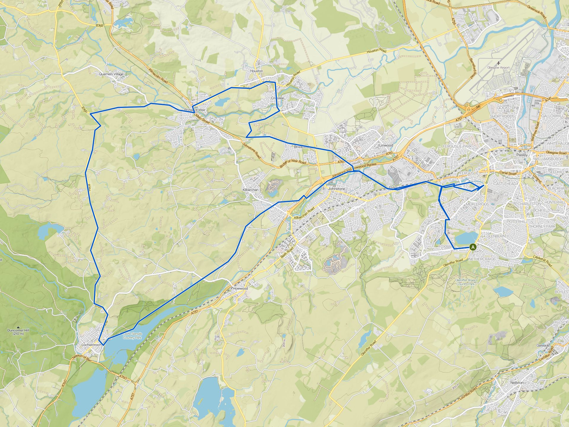 The best cycling routes around Neilston | Komoot